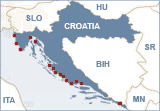 Europa Croatia charter bases map