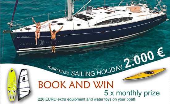 Croatia Yachting prize contest - Book and win