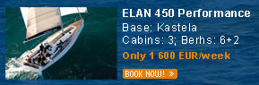Elan 450 for Hvar Easter regatta 2009